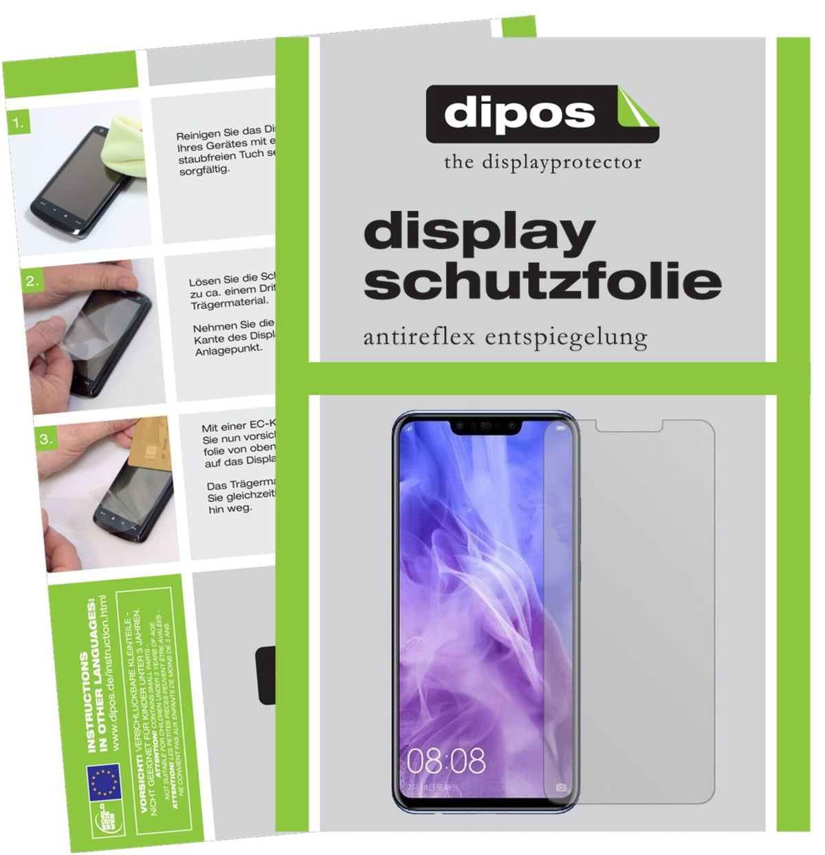 5x Schutzfolie matt für Huawei Nova 3 Display-Schu (2)