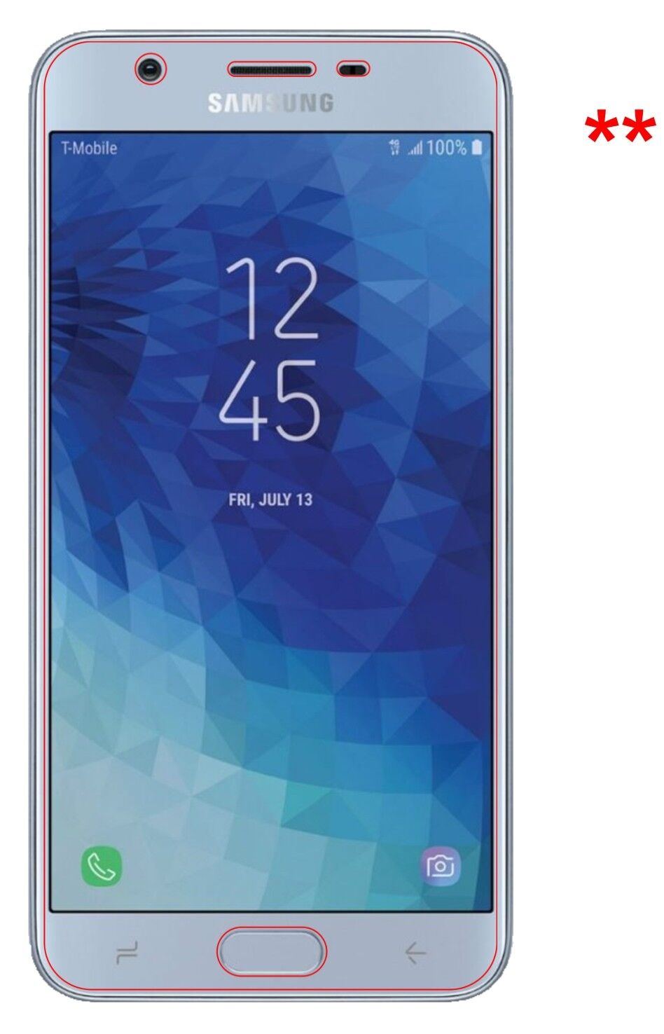 1x 9H Schutzfolie für Samsung Galaxy J7 Star Panze (9)