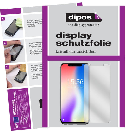 2x Schutzfolie klar für Umidigi One Display-Schutz (1)