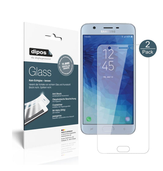 2x 9H Schutzfolie für Samsung Galaxy J7 Star Panze (1)