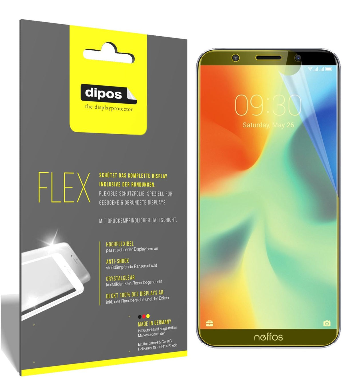 3x 3D Full Cover Schutzfolie für TP-Link Neffos C9 (1)