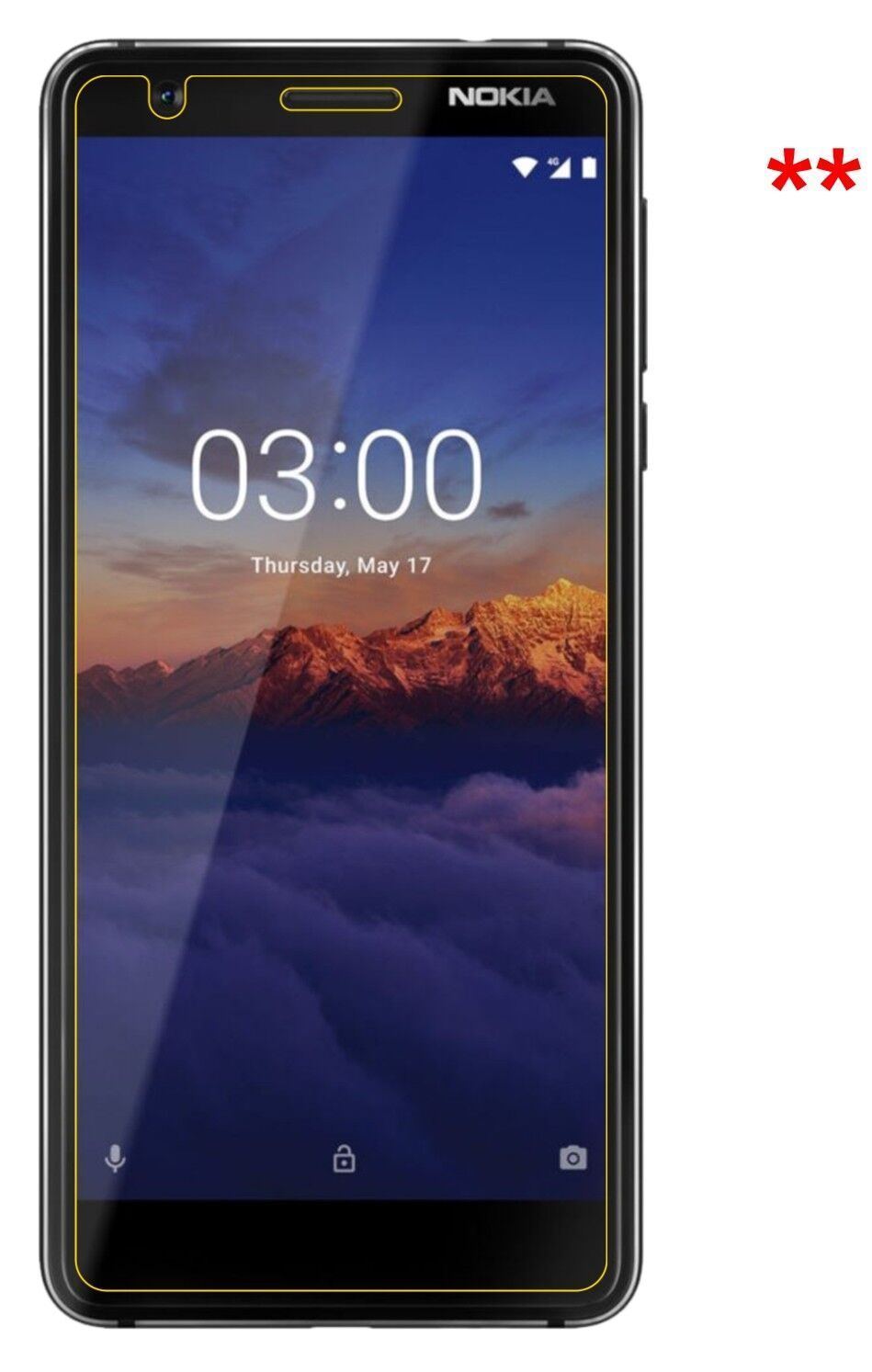 5x Schutzfolie matt für Nokia 46025 Display-Schutz (6)