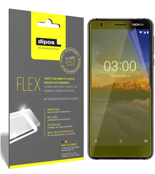 3x 3D Full Cover Schutzfolie für Nokia 46025 (1)