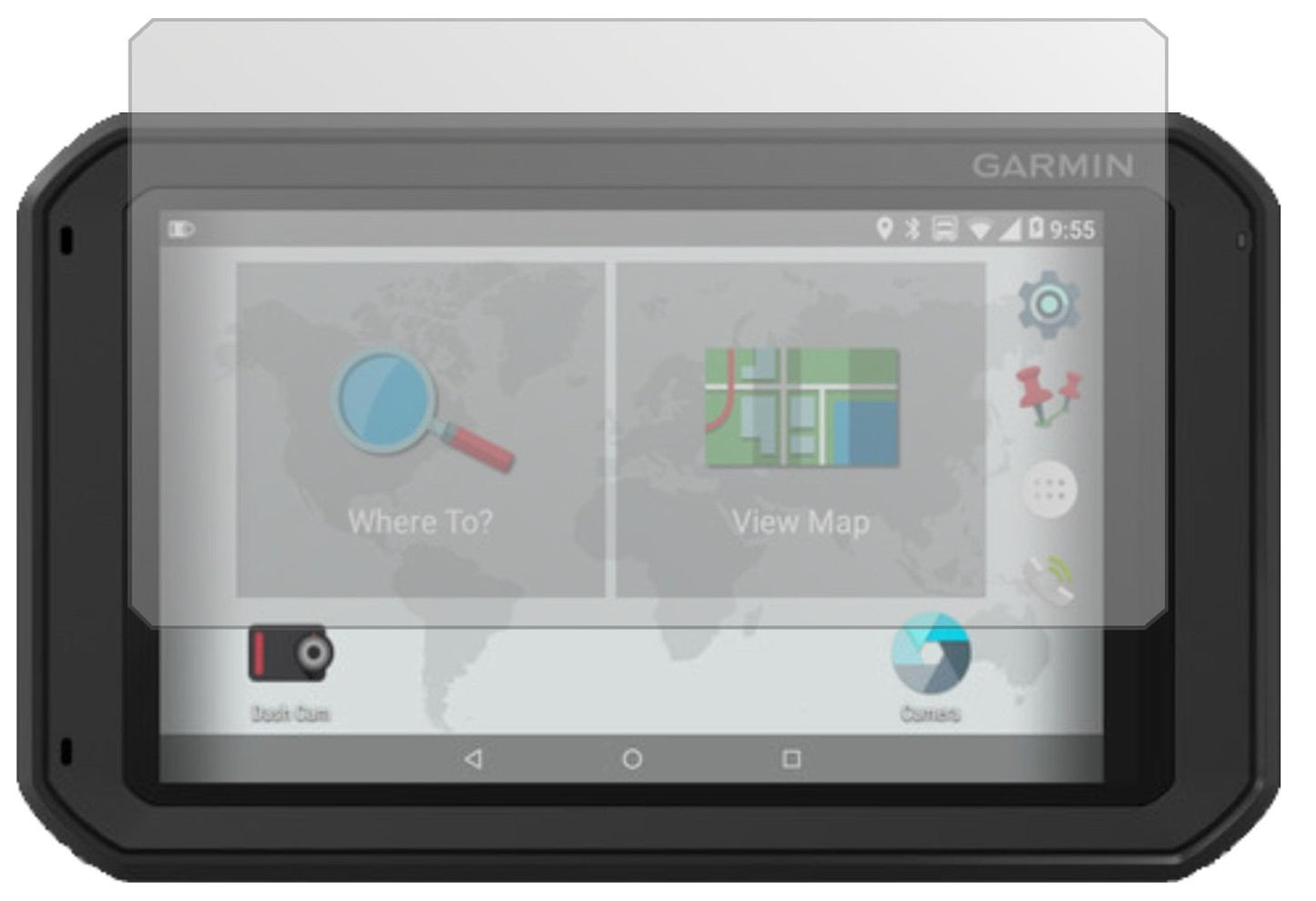 3x Schutzfolie matt für Garmin Fleet 790 EU Displa (2)