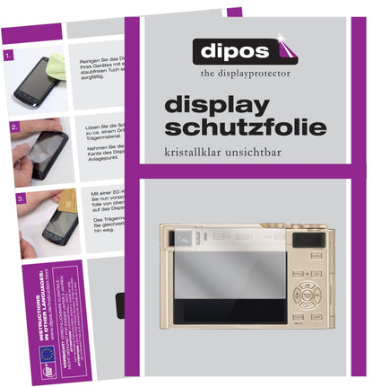 6x Schutzfolie klar für Leica C-Lux Typ 1546 Displ (1)