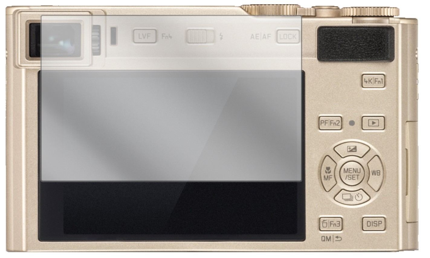 6x Schutzfolie klar für Leica C-Lux Typ 1546 Displ (2)