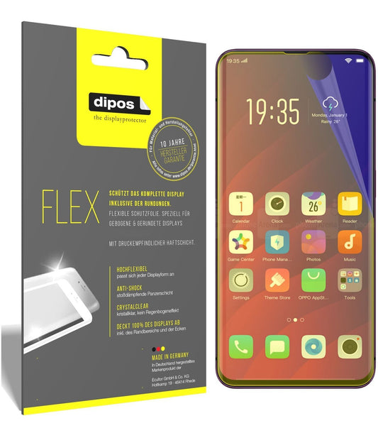 3x 3D Full Cover Schutzfolie für Oppo Find X (1)