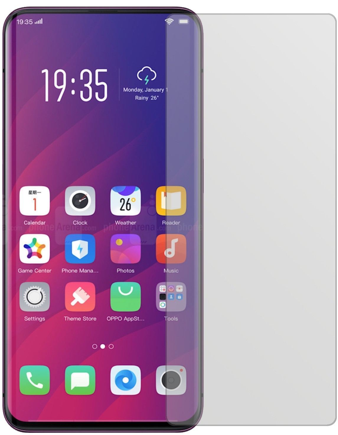 6x Schutzfolie matt für Oppo Find X Display-Schutz (2)
