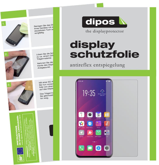 2x Schutzfolie matt für Oppo Find X Display-Schutz (1)