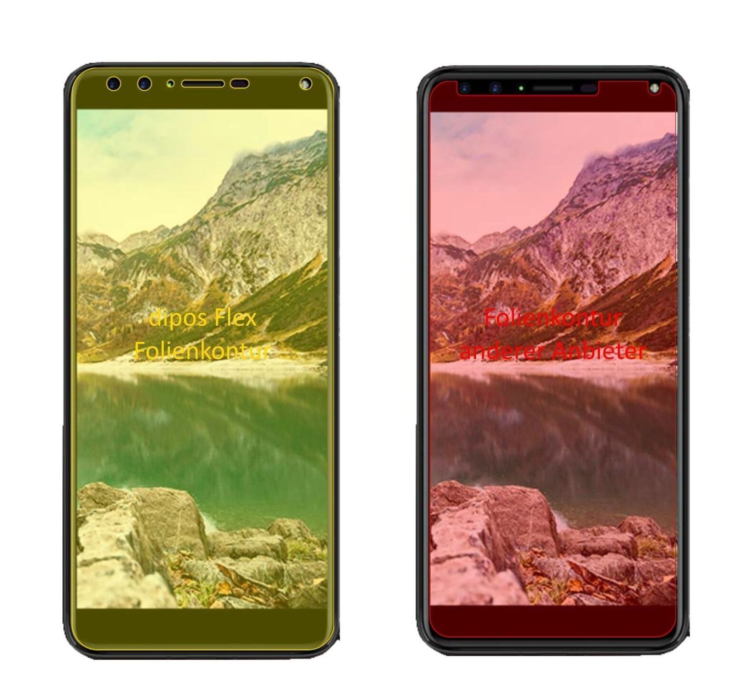 2x 3D Full Cover Schutzfolie für Cherry Mobile Fla (1)