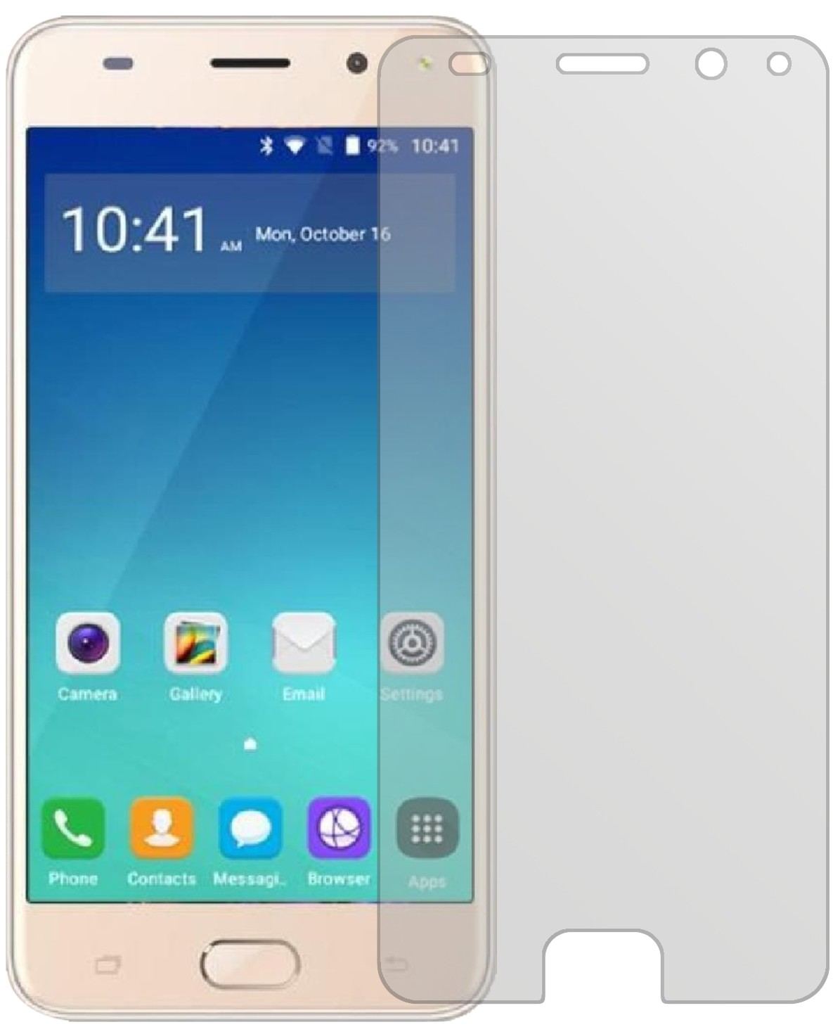 6x Schutzfolie matt für Gooweel S11 Display-Schutz (2)