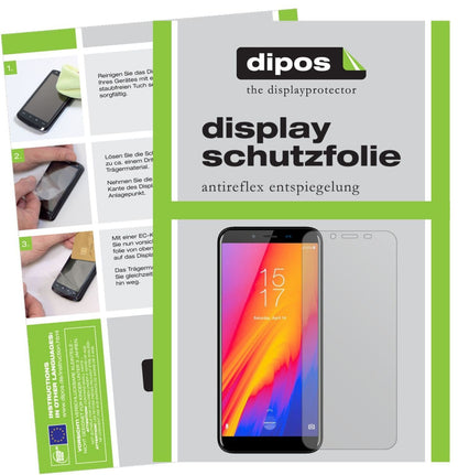 5x Schutzfolie matt für HomTom S99 Display-Schutzf (2)