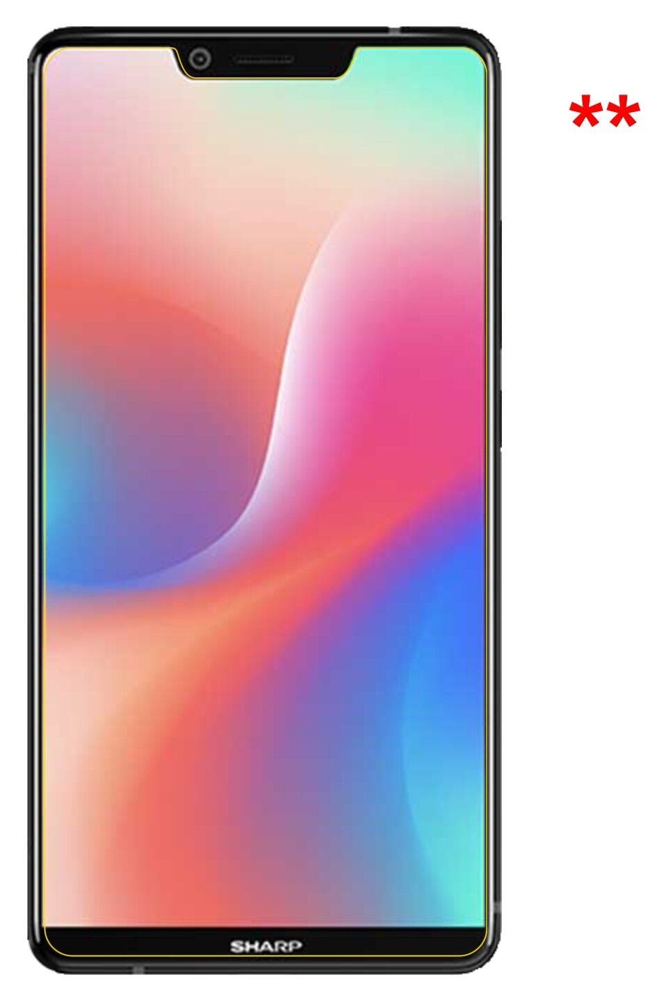 5x Schutzfolie klar für Sharp Aquos S3 High Editio (5)