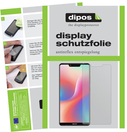 2x Schutzfolie matt für Sharp Aquos S3 High Editio (1)