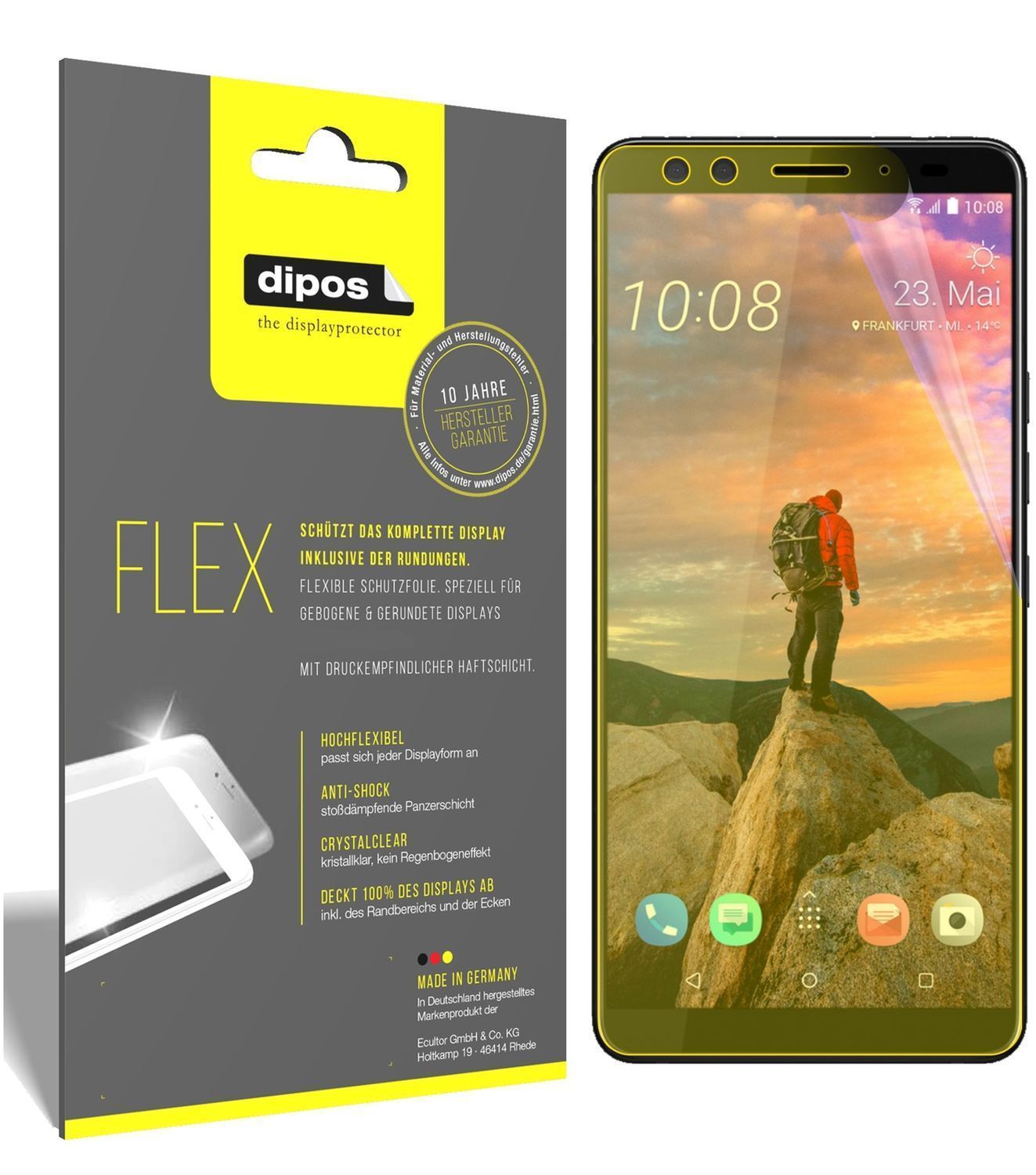 3x 3D Full Cover Schutzfolie für HTC U12 Plus (1)
