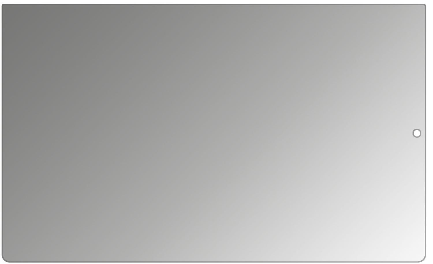 Blickschutzfolie für Lenovo Yoga Tab 3 Pro 10 matt (2)