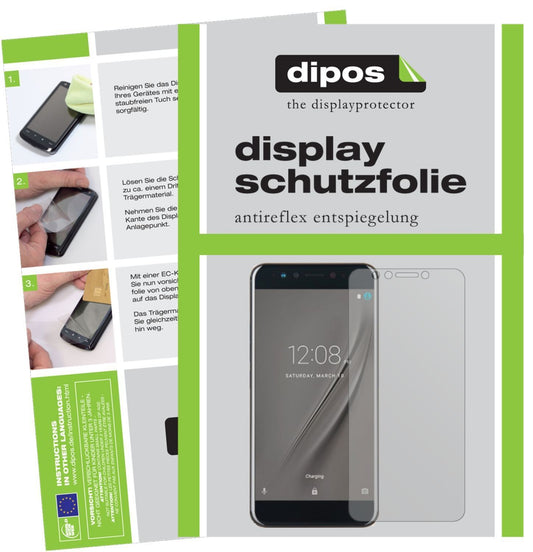 2x Schutzfolie matt für Gome K1 Display-Schutzfoli (1)