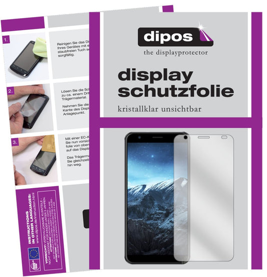 2x Schutzfolie klar für Konka D8 Display-Schutzfol (1)