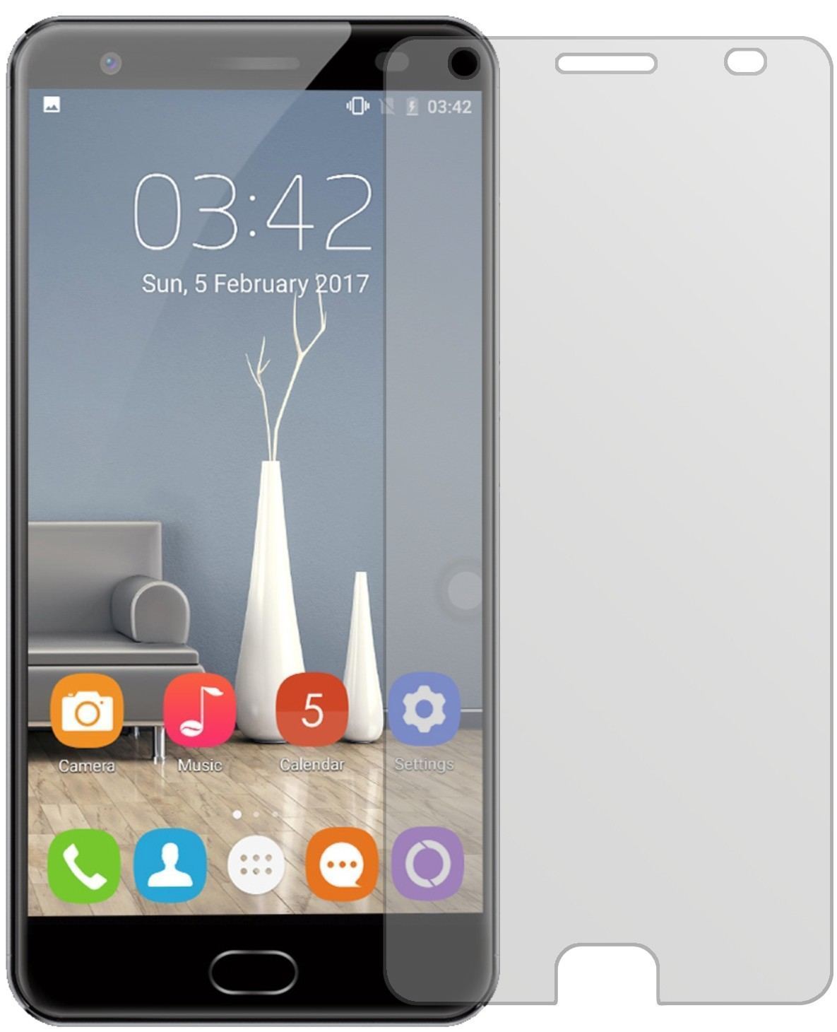 2x Schutzfolie matt für Oukitel OK6000 Plus Displa (2)