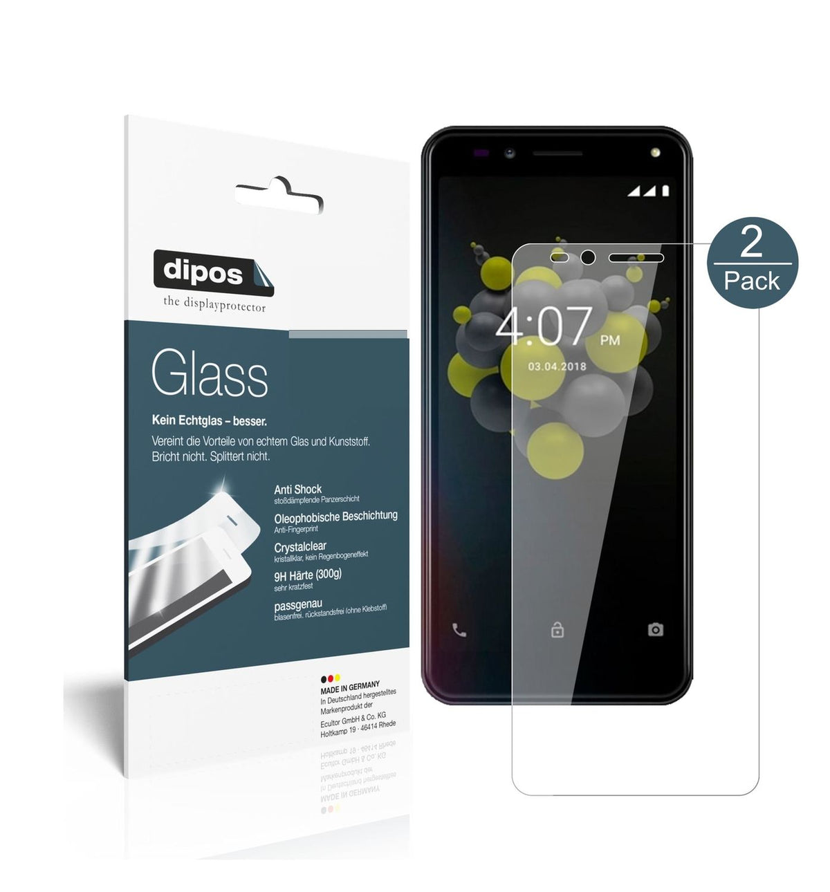 2x 9H Schutzfolie für Allview A9 Plus Panzerfolie (1)