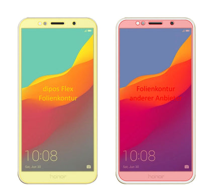 3x 3D Full Cover Schutzfolie für Honor 7A (2)