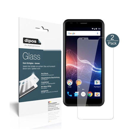 2x 9H Schutzfolie für Vertex Impress Click 3G 2018 (1)