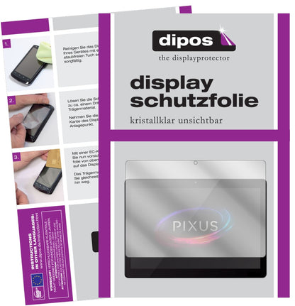 2x Schutzfolie klar für Pixus Vision 10.1 Display- (1)