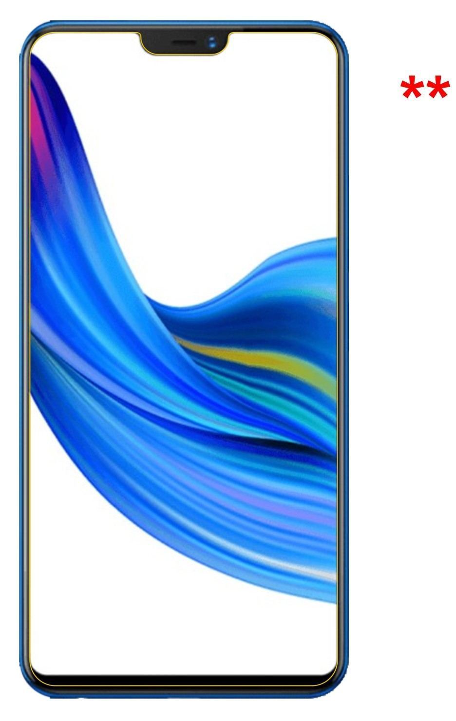 Blickschutzfolie für VIVO Z1 matt Schutzfolie Priv (5)