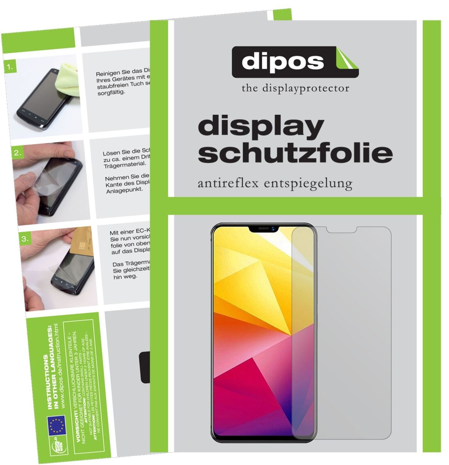 5x Schutzfolie matt für Vivo X21i Display-Schutzfo (2)
