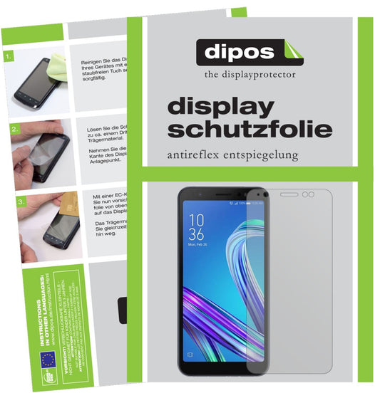2x Schutzfolie matt für Asus Zenfone Live L1 ZA550 (1)
