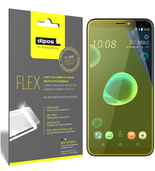 3x 3D Full Cover Schutzfolie für HTC Desire 12 Plu (1)