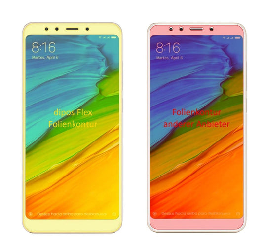 2x 3D Full Cover Schutzfolie für Xiaomi Redmi 5 Pl (1)