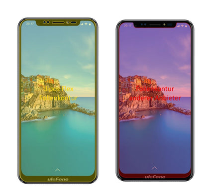 3x 3D Full Cover Schutzfolie für Ulefone X (2)