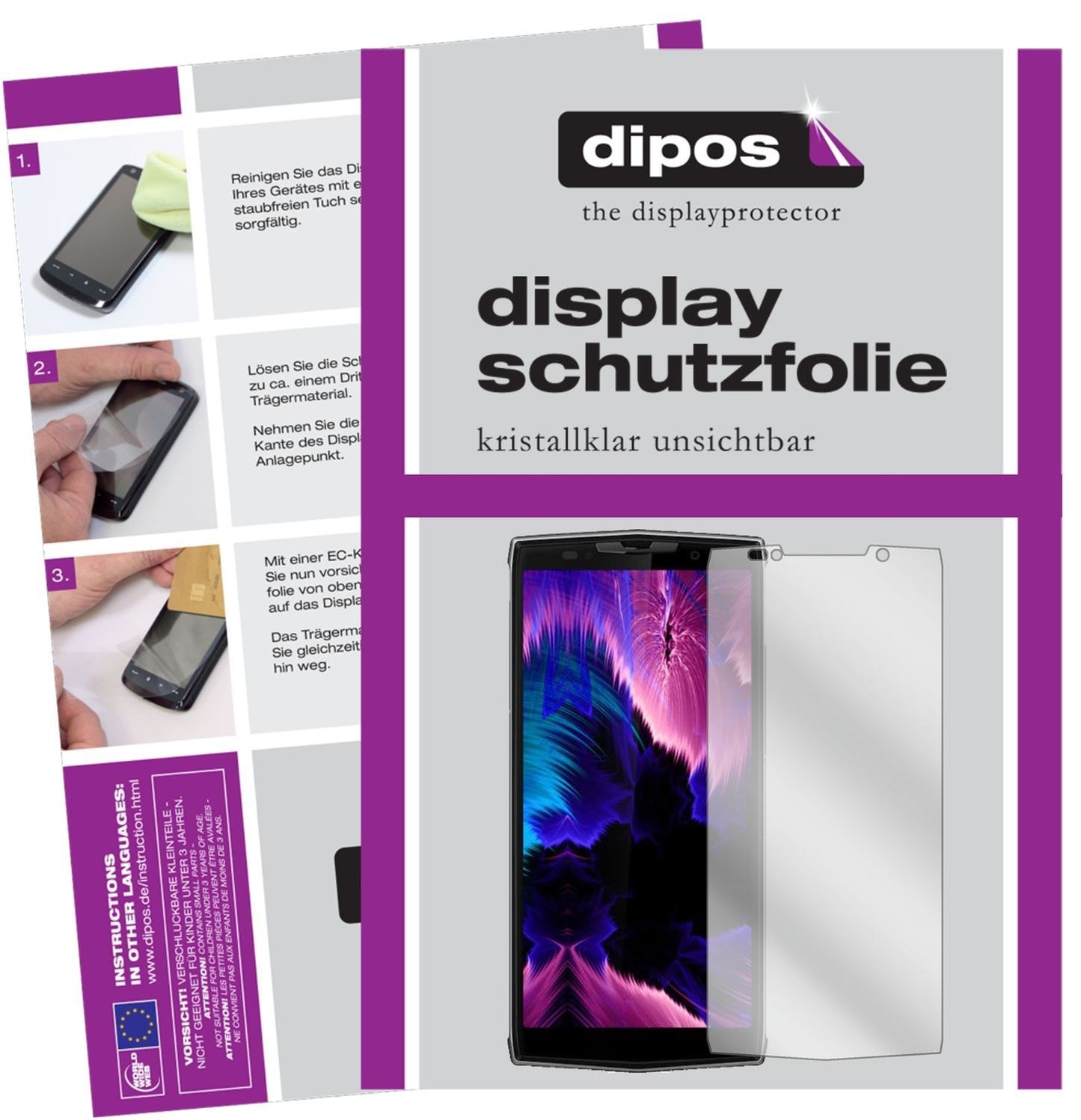 6x Schutzfolie klar für Doogee BL9000 Display-Schu (1)