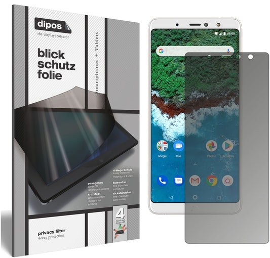 Blickschutzfolie für BQ Aquaris X2 matt Schutzfoli (1)