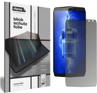 Blickschutzfolie für Blackview P10000 Pro matt Sch (1)