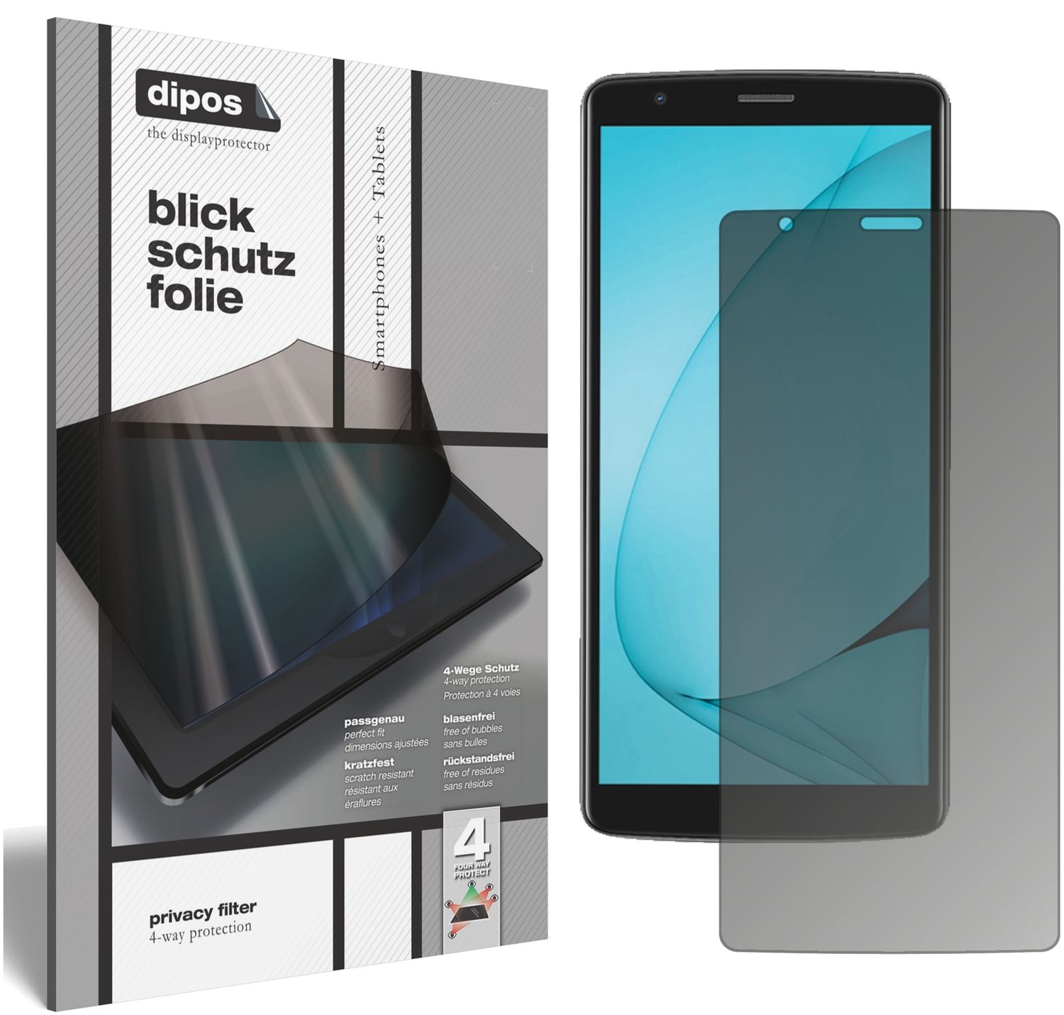 Blickschutzfolie für Blackview A20 matt Schutzfoli (1)