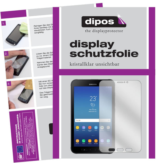 2x Schutzfolie klar für Samsung Galaxy Tab Active  (1)