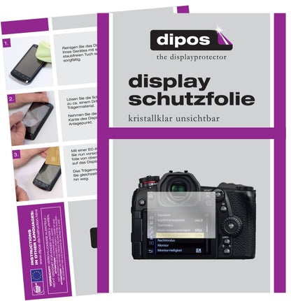 6x Schutzfolie klar für Panasonic Lumix G9 Display (1)