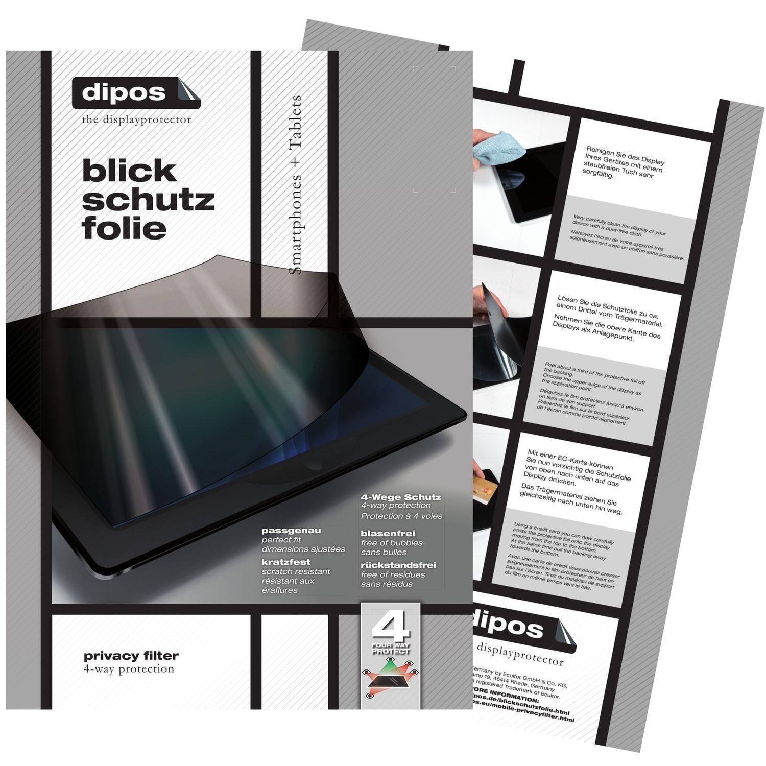 Blickschutzfolie für Microsoft Surface Book 2 15 Z (3)