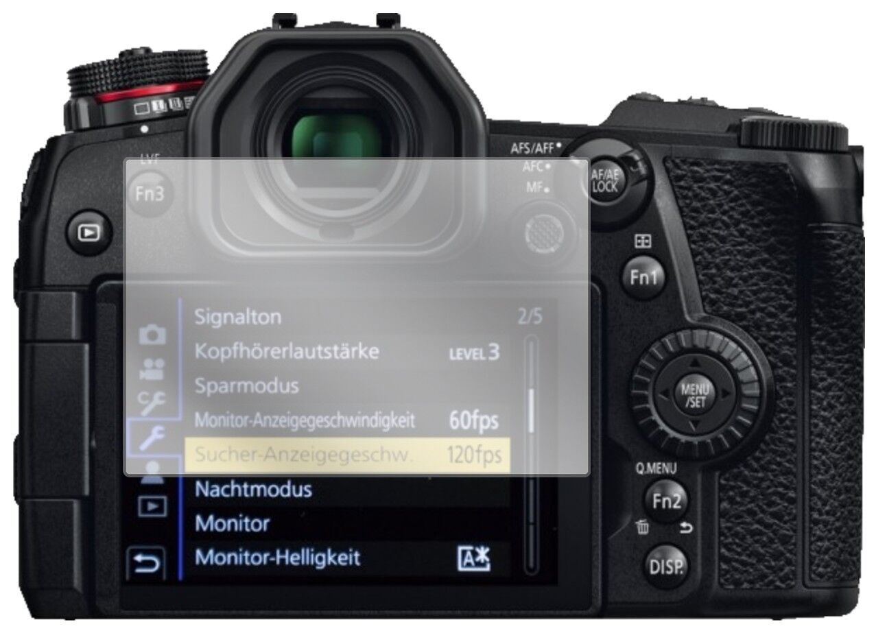 5x Schutzfolie klar für Panasonic Lumix GX9 Displa (1)