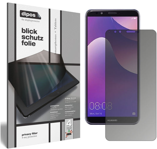 Blickschutzfolie für Huawei Y7 (2018) matt Schutzf (1)