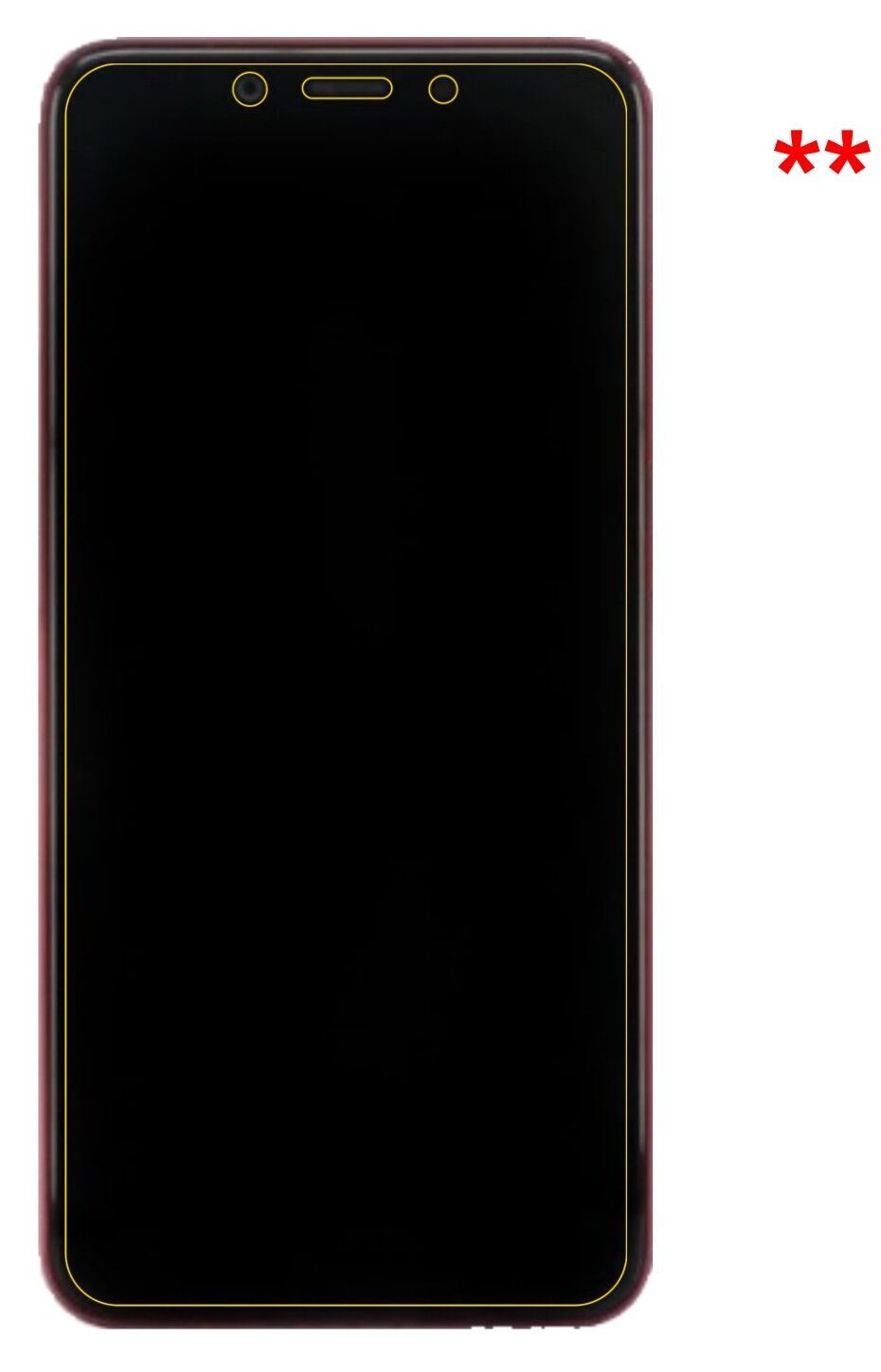 Blickschutzfolie für Xiaomi Mi 6X matt Schutzfolie (5)