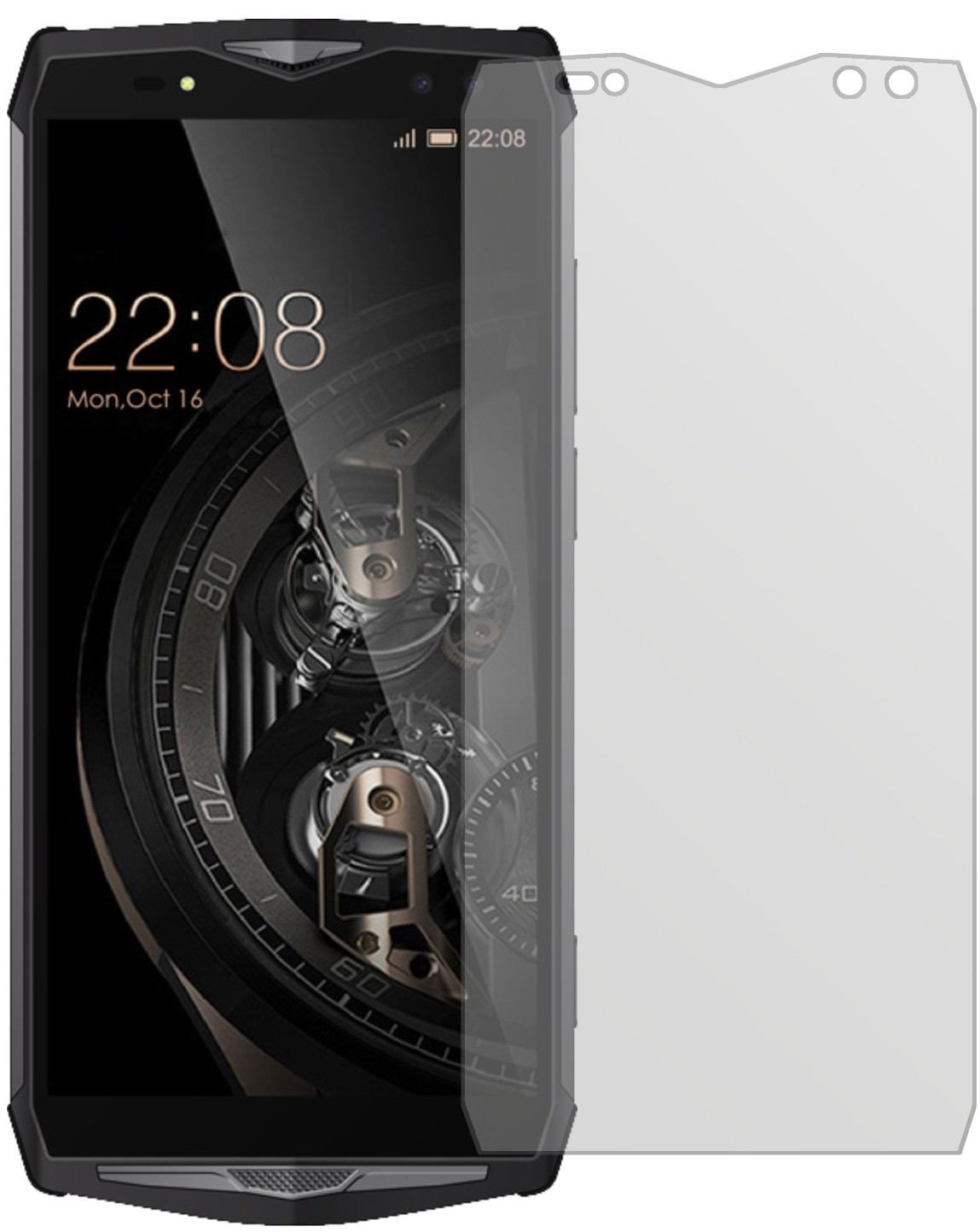 2x Schutzfolie matt für Ulefone Power 5 Display-Sc (2)