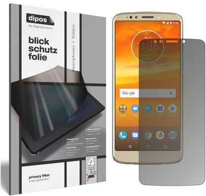Blickschutzfolie für Motorola Moto E5 matt Schutzf (2)