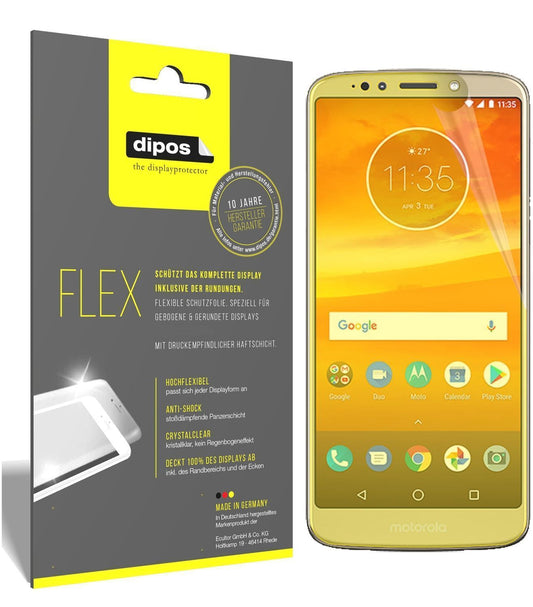 3x 3D Full Cover Schutzfolie für Motorola Moto E5  (1)