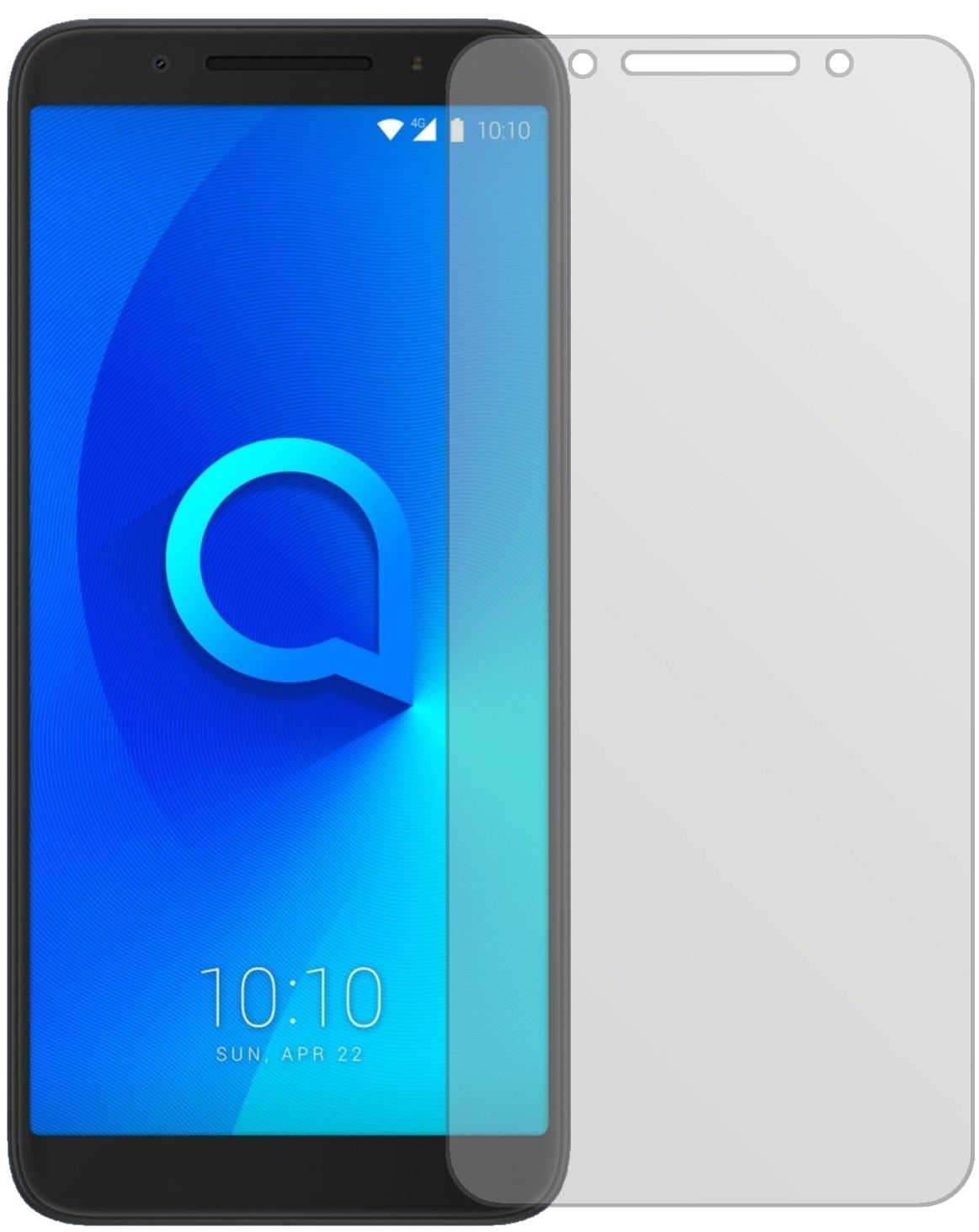2x Schutzfolie matt für Alcatel 3 Display-Schutzfo (2)