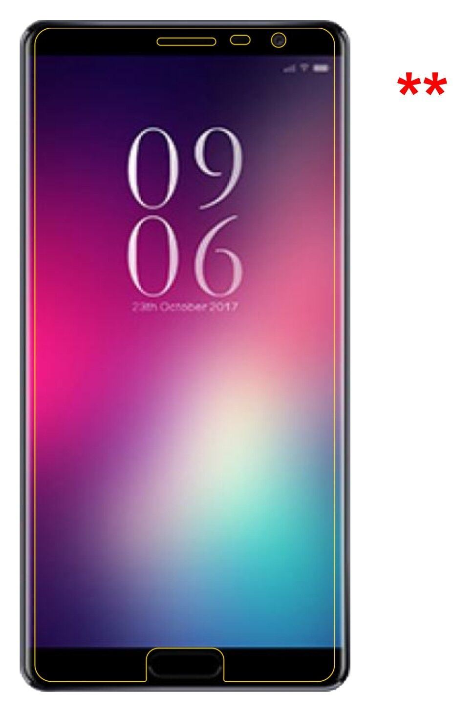 Blickschutzfolie für Elephone C9 matt Schutzfolie  (5)