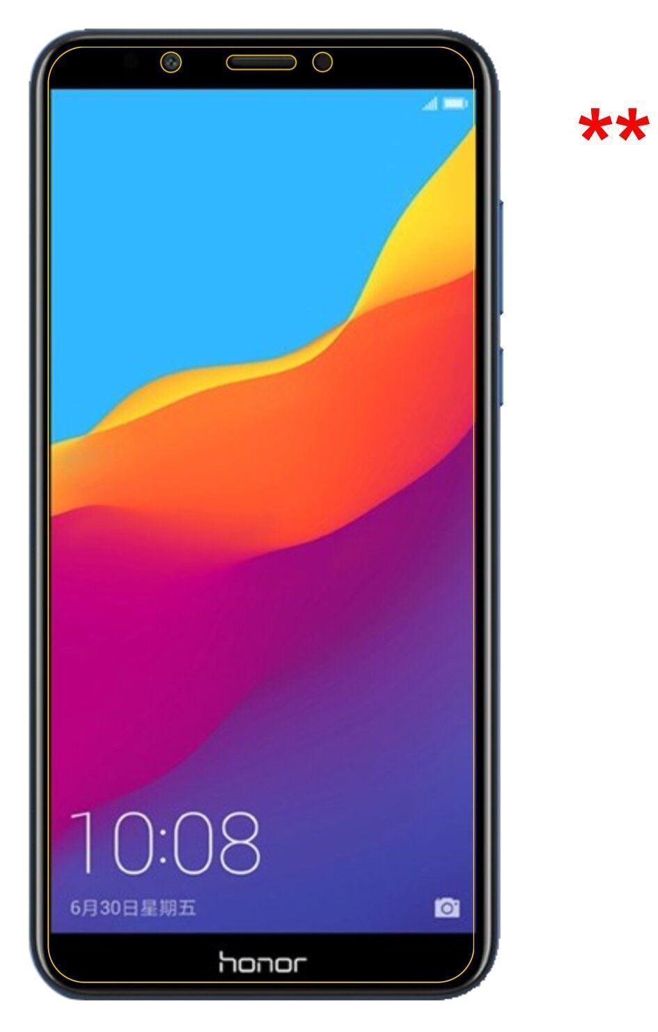 Blickschutzfolie für Huawei Honor 7C matt Schutzfo (5)