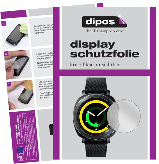 6x Schutzfolie klar für Samsung Gear Sport R600 Di (1)